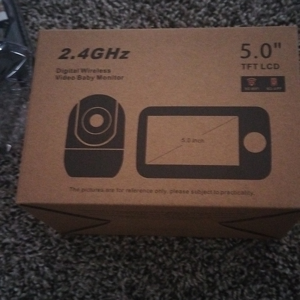 2.4GHz Digital wireless video baby monitor with camera
